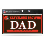 Wholesale Browns 3" X 6" True Pride Decal - Dad