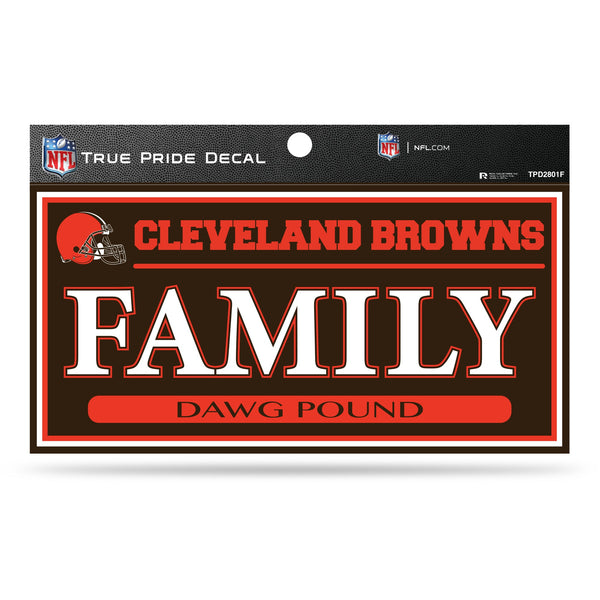 Wholesale Browns 3" X 6" True Pride Decal - Family