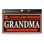 Wholesale Browns 3" X 6" True Pride Decal - Grandma