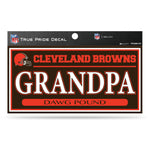 Wholesale Browns 3" X 6" True Pride Decal - Grandpa