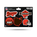 Wholesale Browns 5-Pc Sticker Sheet