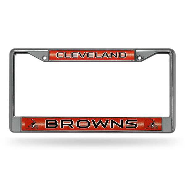 Wholesale Browns Bling Chrome Frame