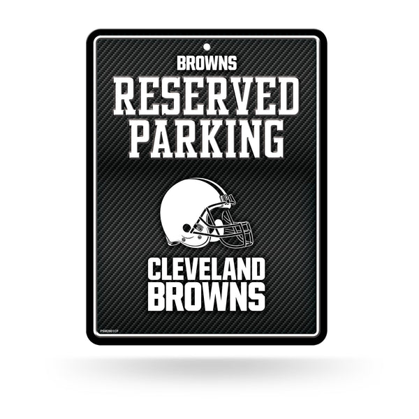 Wholesale Browns - Carbon Fiber Design - Metal Parking Sign