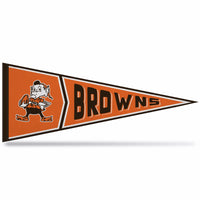 Wholesale Browns Retro Design Soft Felt Carded Pennant (12" X 30")