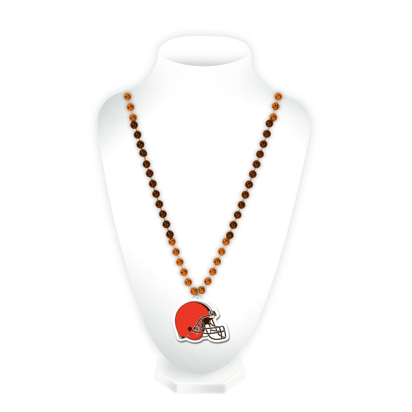 Wholesale Browns Sport Beads With Medallion
