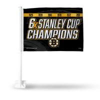 Wholesale Bruins : 6 Time Stanley Cup Champs Car Flag