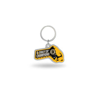 Wholesale Bruins : 6 Time Stanley Cup Champs State Shaped Keychain (Massachusetts)