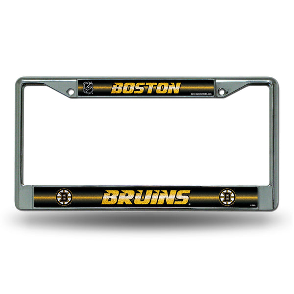 Wholesale Bruins Bling Chrome Frame