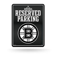 Wholesale Bruins - Carbon Fiber Design - Metal Parking Sign