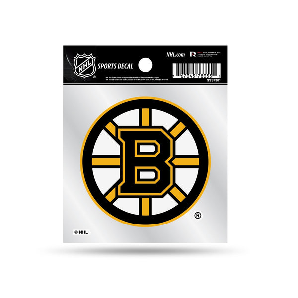 Wholesale Bruins Clear Backer Decal W/ Primary Logo (4"X4")