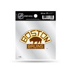 Wholesale Bruins Clear Backer Decal W/ Retro Logo (4"X4")