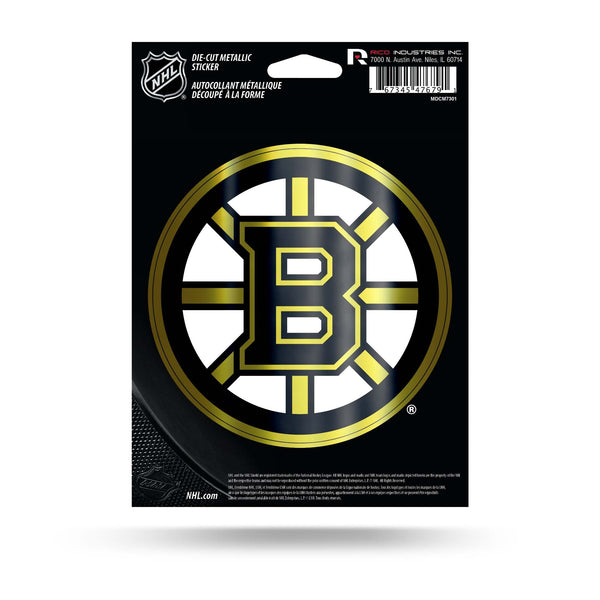 Wholesale Bruins Die Cut Metallic Sticker