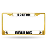 Wholesale Bruins Gold Colored Chrome Frame
