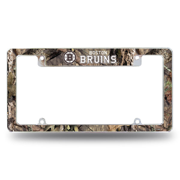 Wholesale Bruins / Mossy Oak Camo Break-Up Country All Over Chrome Frame (Top Oriented)