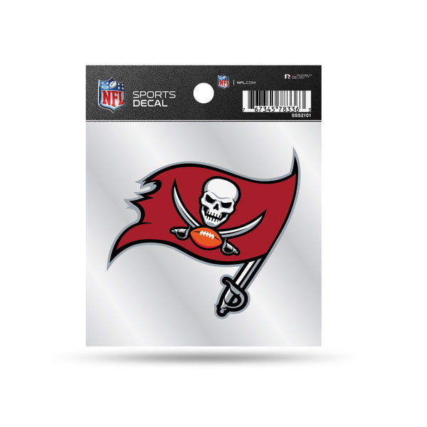 Wholesale Buccaneers Clear Backer Decal W/ Primary Logo (4"X4")