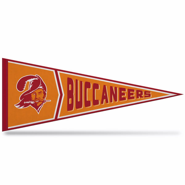 Wholesale Buccaneers Retro Design Soft Felt Carded Pennant (12" X 30")