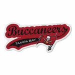 Wholesale Buccaneers Shape Cut Logo With Header Card - Distressed Design