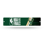 Wholesale Bucks 2021 NBA Finals Bound High-Res Plastic Street Sign