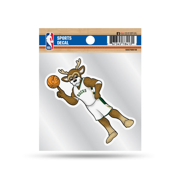 Wholesale Bucks Clear Backer Decal W/ Mascot Logo (4"X4")