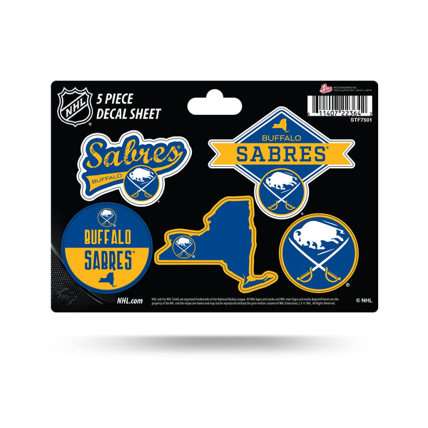 Wholesale Buffalo Sabres 5-Pc Sticker Sheet
