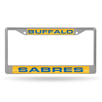 Wholesale Buffalo Sabres Laser Chrome Frame - Gold Bkg