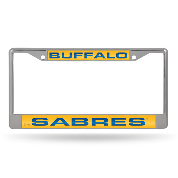 Wholesale Buffalo Sabres Laser Chrome Frame - Gold Bkg