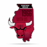 Wholesale Bulls 18" State Shape Pennant