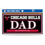 Wholesale Bulls 3" X 6" True Pride Decal - Dad