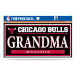 Wholesale Bulls 3" X 6" True Pride Decal - Grandma