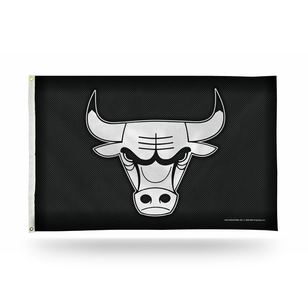 Wholesale Bulls - Carbon Fiber Design - Banner Flag (3X5)