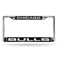 Wholesale Bulls Laser Chrome Frame - Black Background With White Letters