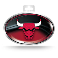 Wholesale Bulls Metallic Oval Sticker