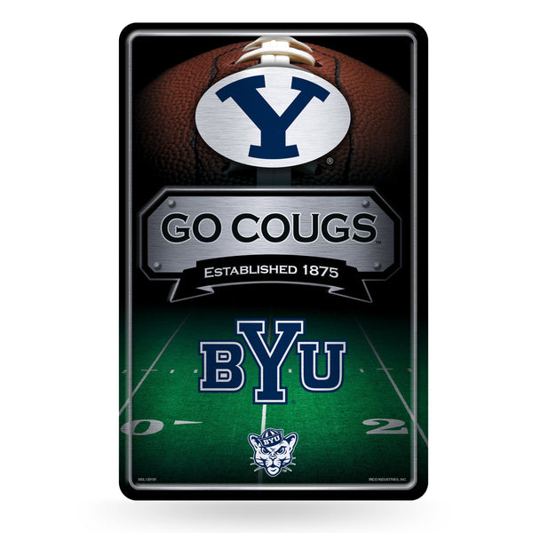 Wholesale Byu 11X17 Large Embossed Metal Wall Sign