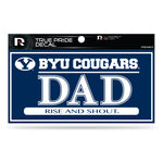 Wholesale BYU 3" X 6" True Pride Decal - Dad