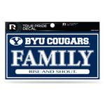 Wholesale BYU 3" X 6" True Pride Decal - Family