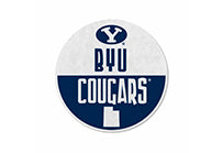 Wholesale Byu Shape Cut Logo With Header Card - Classic Design