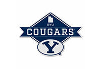 Wholesale Byu Shape Cut Logo With Header Card - Diamond Design