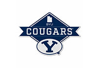 Wholesale Byu Shape Cut Logo With Header Card - Diamond Design
