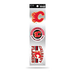 Wholesale Calgary Flames 3-Piece Retro Spirit Decals