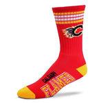 Wholesale Calgary Flames - 4 Stripe Deuce MEDIUM