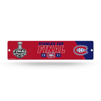 Wholesale Canadiens 2021 NHL Stanley Cup Bound High-Res Plastic Street Sign