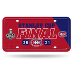 Wholesale Canadiens 2021 NHL Stanley Cup Bound Metal Auto Tag