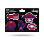 Wholesale Canadiens 5-Pc Sticker Sheet