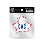 Wholesale Canadiens Clear Backer Decal W/ Retro Logo (4"X4")