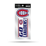 Wholesale Canadiens Double Up Die Cut Sticker