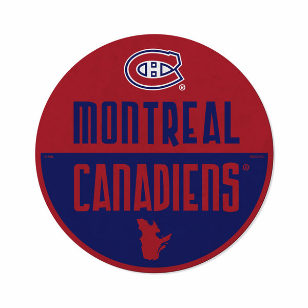 Wholesale Canadiens Shape Cut Logo With Header Card - Classic Design