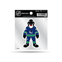 Wholesale Canucks Clear Backer Decal W/ Mascot Logo (4"X4")