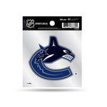 Wholesale Canucks Clear Backer Decal W/ Primary Logo (4"X4")
