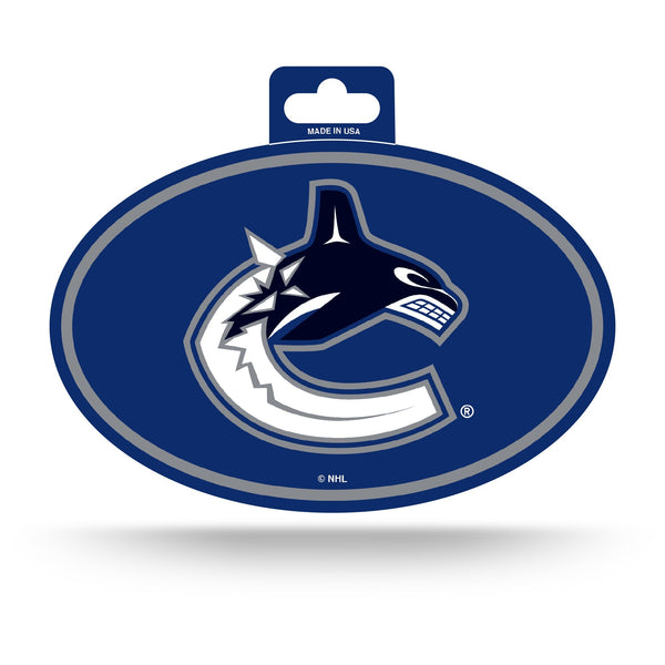 Wholesale Canucks Full Color Oval Sticker