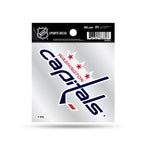 Wholesale Capitals Clear Backer Decal W/ Primary Logo (4"X4")